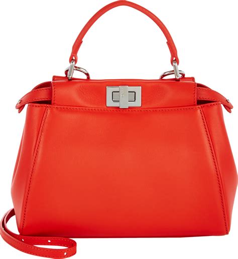 fendi red peekaboo